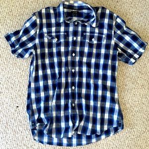 Blue Plaid Apt.9 Button-Down Shirt